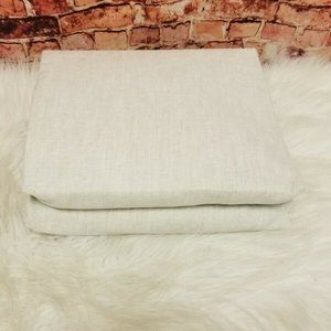 HOTEL COLLECTION PIECE DYE NATURAL KING FITTED SHE